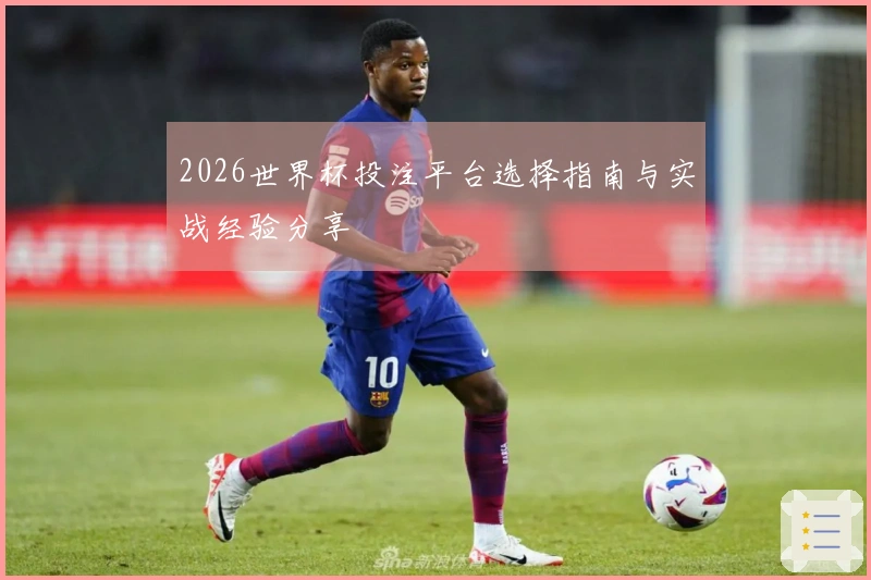 2026世界杯投注平台选择指南与实战经验分享