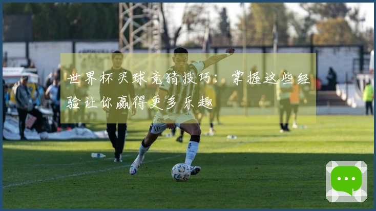 世界杯买球竞猜技巧：掌握这些经验让你赢得更多乐趣