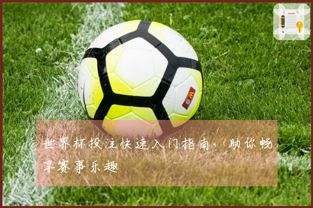 世界杯投注快速入门指南，助你畅享赛事乐趣