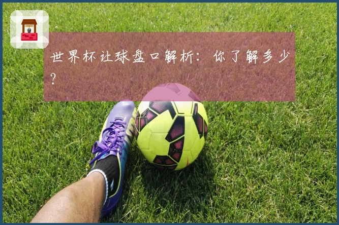 世界杯让球盘口解析：你了解多少？